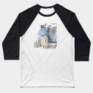 Paris Parfum collage Baseball T-Shirt